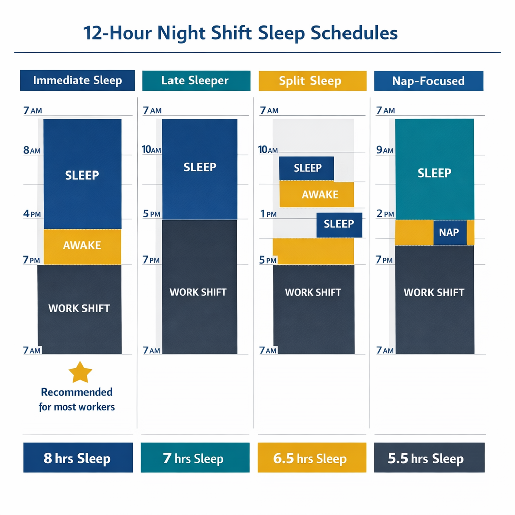 12-Hour Night Shift Sleep Schedules