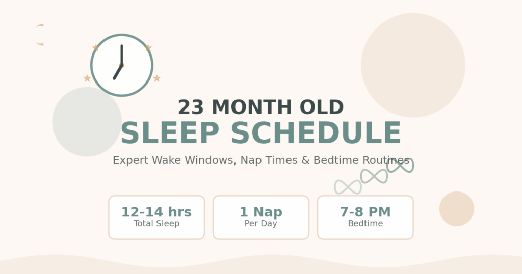 23 Month Old Sleep Schedule